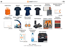 Tablet Screenshot of ambitstore.com